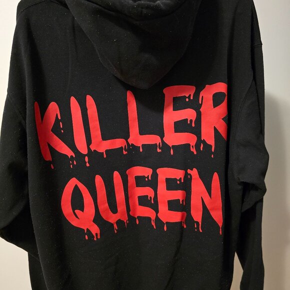 KILLER QUEEN BAND  WOMENS HOODIE - Picture 1 of 3